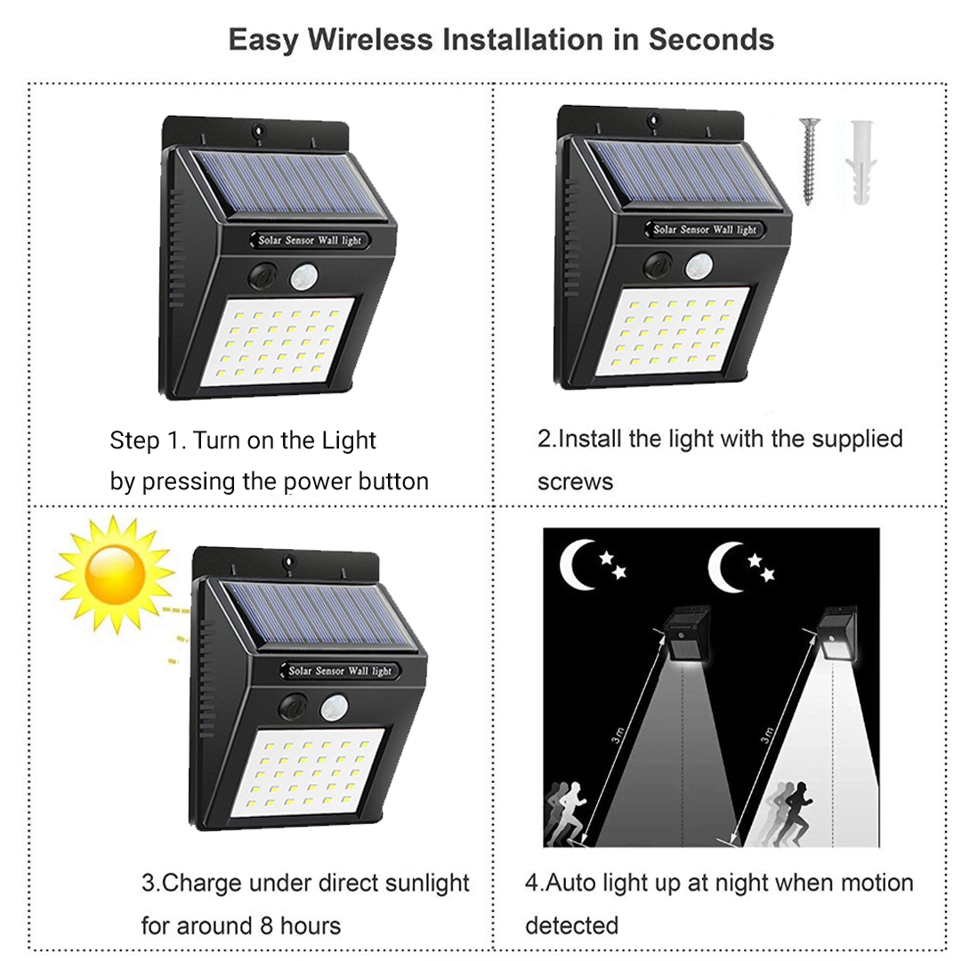 Solar LED waterproof Motion Sensor Light
