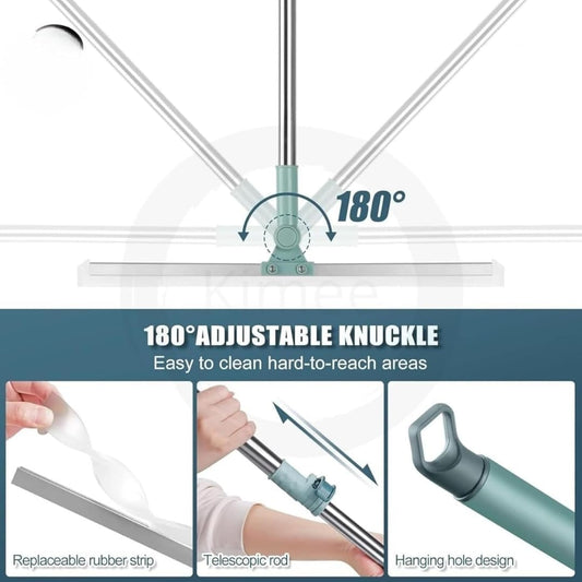 All-in-One FlexiWipe™ Multipurpose Silicone Wiper – Quick-Dry, Lightweight, Adjustable for Fast, Effortless Cleaning