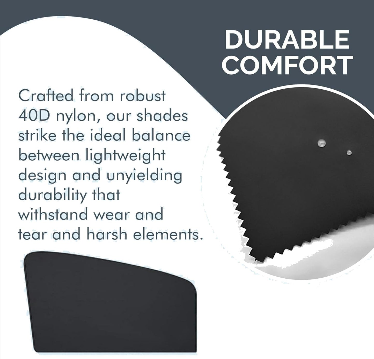 Universal Car Window Pullover Sun Shade Mesh | Heat Insulation | Air Circulation | Prevents Dusts and Insects | Foldable | Protects from The Sun| Fits All (99%) Cars - The Ultimate Sun Shade (Pack of 4)