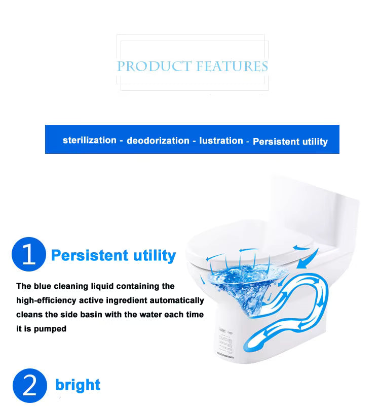 Automatic Blue Bubble Toilet  Cleaner - Buy 1 Get 1 Free