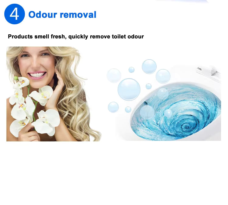Automatic Blue Bubble Toilet  Cleaner - Buy 1 Get 1 Free