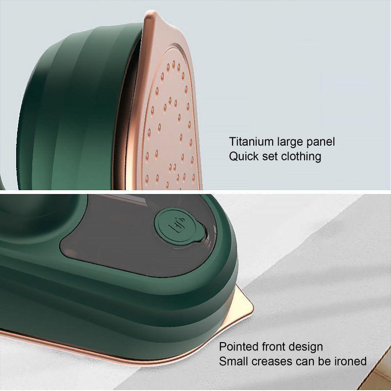 Foldable 180 degrees rotatable Handheld Steam Iron for Professional Fabric Care, Wrinkle-Free Clothes, Dual Dry & Wet Function - Easy Ironing On the Go