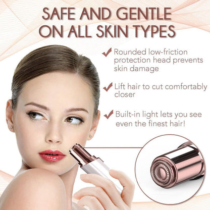 Rechargeable Facial Hair Remover – Gentle, Painless,Precision Shaver & Travel-Friendly for Women