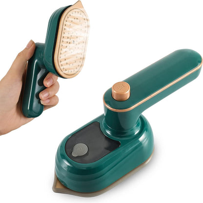 Foldable 180 degrees rotatable Handheld Steam Iron for Professional Fabric Care, Wrinkle-Free Clothes, Dual Dry & Wet Function - Easy Ironing On the Go