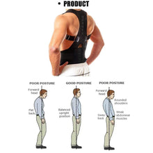 Load image into Gallery viewer, Posture Corrector for Men &amp; Women -Back Brace Provides Pain Relief for Neck, Back, and Shoulders - Universal Free Size
