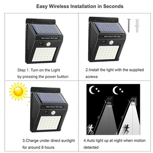 Solar LED waterproof Motion Sensor Light