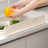 Flexible Silicone Splash Guard for Kitchen Sink Edges - Keep Counters Dry| Easy Fit & Durable