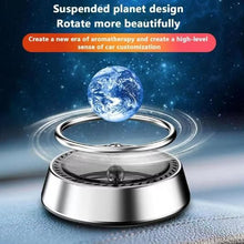 Load image into Gallery viewer, Solar Powered Rotating Levitating Planet Car Air Freshener
