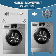 Load image into Gallery viewer, Washing Machine Vibration Pads - Adjustable Dryer Shock &amp; Noise Cancelling Pads, Anti Vibration Pads for Washing Machine Support, Height Adjustment Feet for Refrigerators (4 Pcs Set)
