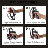 Adjustable Hand Grip Strengthener with Digital Counter Boost Your Forearm, Wrist & Hand Strength with Customizable Resistance - 10 to 100Kgs