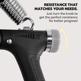 Adjustable Hand Grip Strengthener with Digital Counter Boost Your Forearm, Wrist & Hand Strength with Customizable Resistance - 10 to 100Kgs