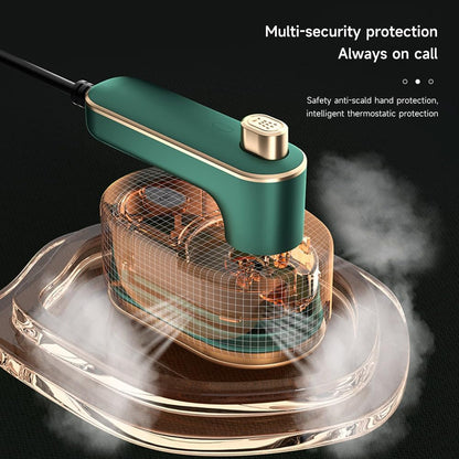 Foldable 180 degrees rotatable Handheld Steam Iron for Professional Fabric Care, Wrinkle-Free Clothes, Dual Dry & Wet Function - Easy Ironing On the Go