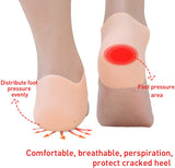 HEEL PROTECTOR For DRY HEEL | CRACKED HEEL | ROUGH HEEL | ANKLE PAIN | HEEL PAIN | HEEL ANTI CRACK - FOR MEN AND WOMEN - 3 Pairs