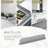 Flexible Silicone Splash Guard for Kitchen Sink Edges - Keep Counters Dry| Easy Fit & Durable