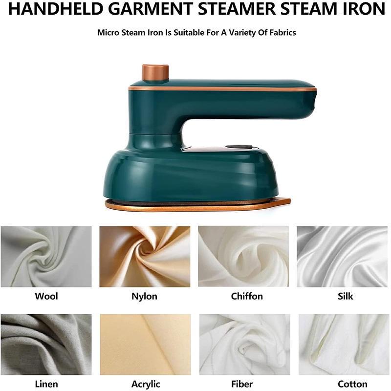 Foldable 180 degrees rotatable Handheld Steam Iron for Professional Fabric Care, Wrinkle-Free Clothes, Dual Dry & Wet Function - Easy Ironing On the Go