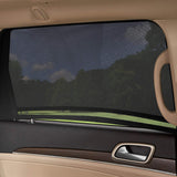 Universal Car Window Pullover Sun Shade Mesh | Heat Insulation | Air Circulation | Prevents Dusts and Insects | Foldable | Protects from The Sun| Fits All (99%) Cars -  The Ultimate Sun Shade (Pack of 4)