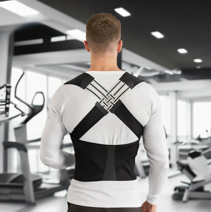 Adjustable Back Posture Belt for Men and Women| Shoulder, Back Support Belt | Back Straightener Brace For Spine & Body Posture Correction | Clavicle Support | Universal Size