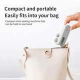 Mini Portable Bag sealer – Keep Snacks Fresh & Crispy | USB-C Rechargeable & Magnetic
