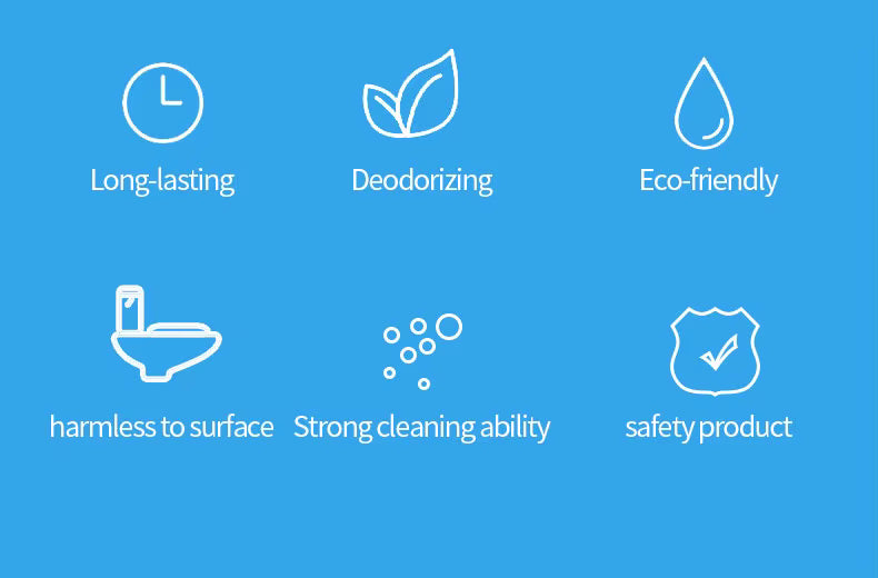 Automatic Blue Bubble Toilet  Cleaner - Buy 1 Get 1 Free