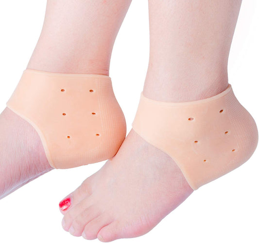 HEEL PROTECTOR For DRY HEEL | CRACKED HEEL | ROUGH HEEL | ANKLE PAIN | HEEL PAIN | HEEL ANTI CRACK - FOR MEN AND WOMEN - 3 Pairs