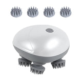 Rechargeable Scalp & Head Massager – Improve Blood Flow, Reduce Stress & Headaches Naturally, Promote Sleep & Hair Growth | 96 Silicon Kneading Points Detachable Head & Waterproof