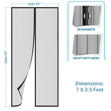 Load image into Gallery viewer, Magnetic Mosquito automatically closing Net for Door | Mosquito Curtain for All Door Types &amp; Sizes | Auto-Closing Insect Screen to Keep Mosquito Out
