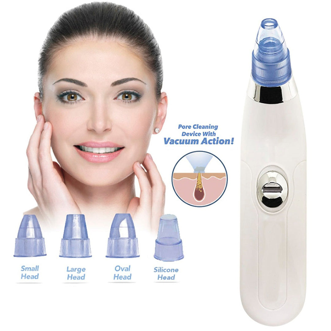 4 in 1 Blackheads Skin Vacuum Suction to Cleanse Pores, Clean Acne, Pimples and Blackhead