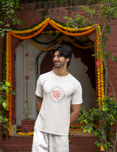 Jai Shree Ram – Printed Round Neck White T shirt