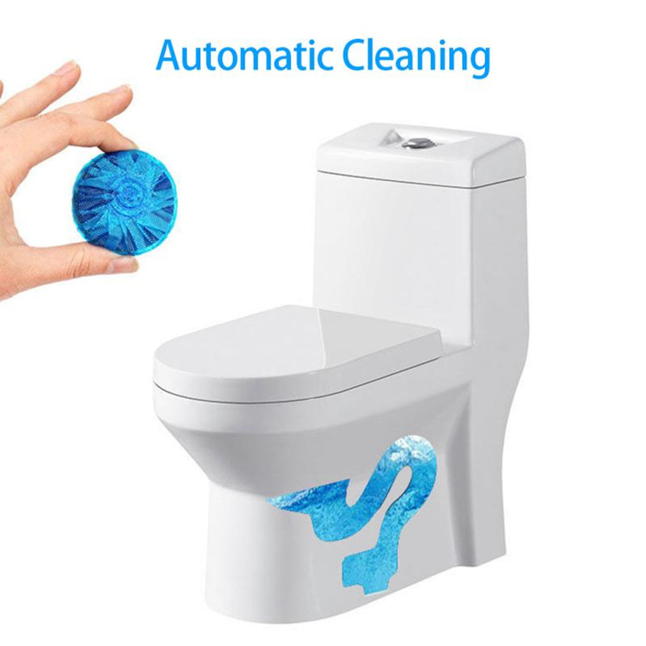 Automatic Blue Bubble Toilet  Cleaner - Buy 1 Get 1 Free