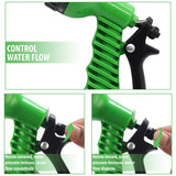 7 Pattern Garden Hose Nozzle Water Spray Gun with Valve Control for Gardening | Watering Plants | Wash Car, Bike, Lawn