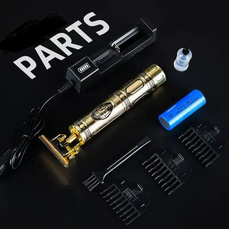 Super Powerful Metal Buddha Trimmer for Men - designed for both hair shaving and precise beard trimming. Experience effortless and versatile styling