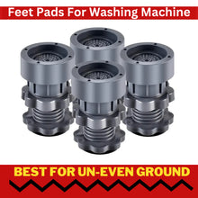 Load image into Gallery viewer, Washing Machine Vibration Pads - Adjustable Dryer Shock &amp; Noise Cancelling Pads, Anti Vibration Pads for Washing Machine Support, Height Adjustment Feet for Refrigerators (4 Pcs Set)
